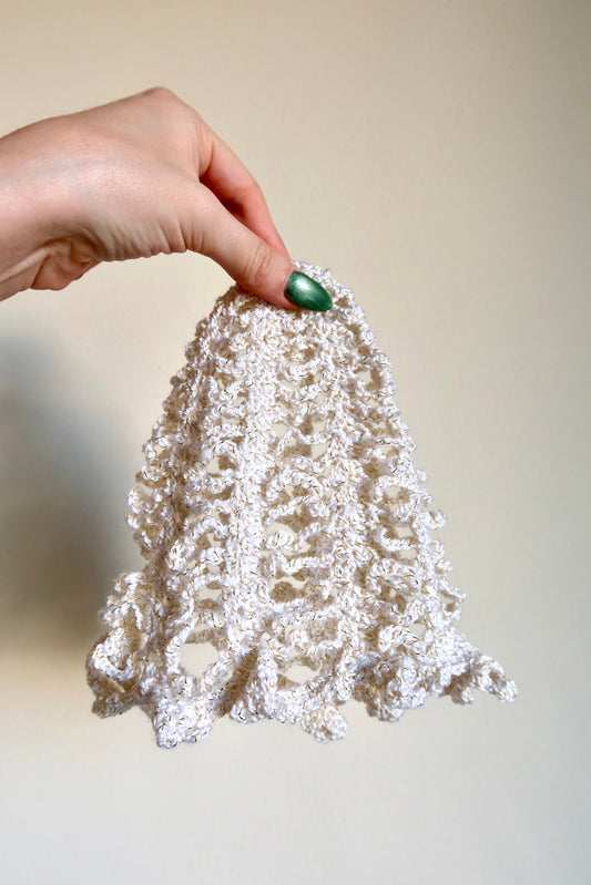 Crochet Headpiece White