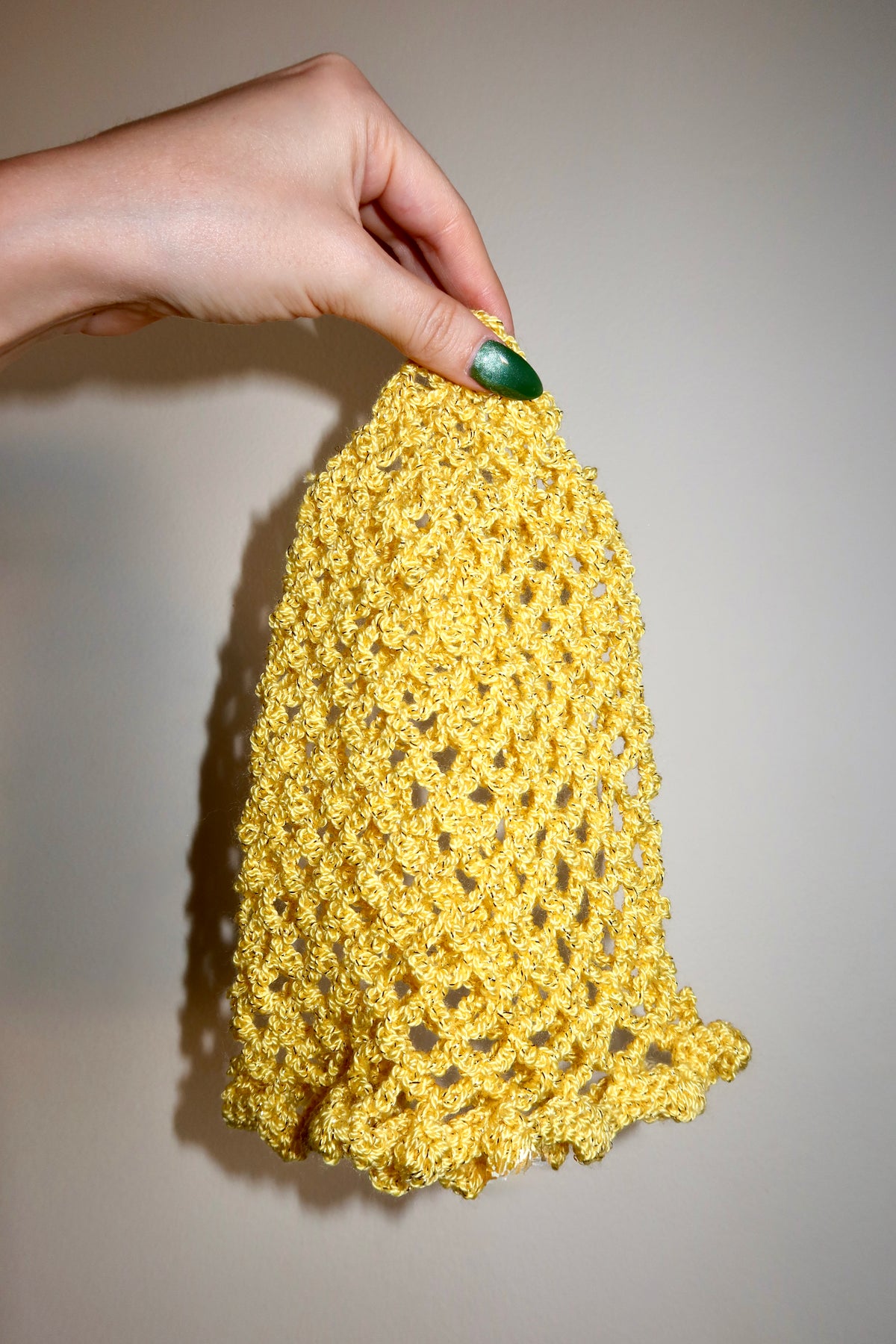 Crochet Headpiece Yellow