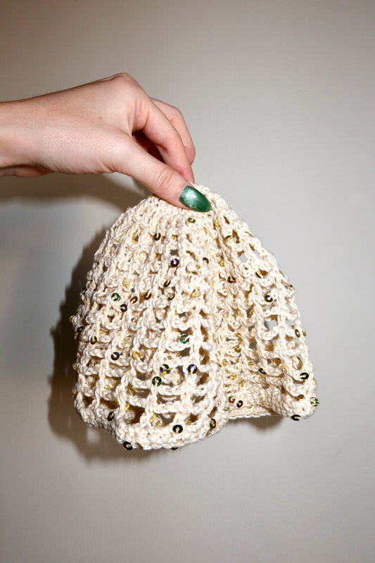 Crochet Headpiece lentejuelas