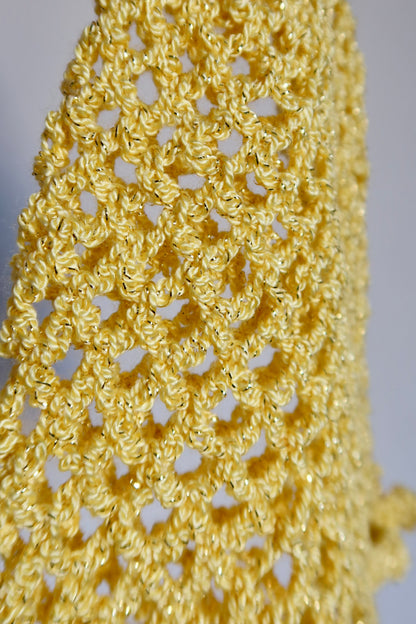Crochet Headpiece Yellow