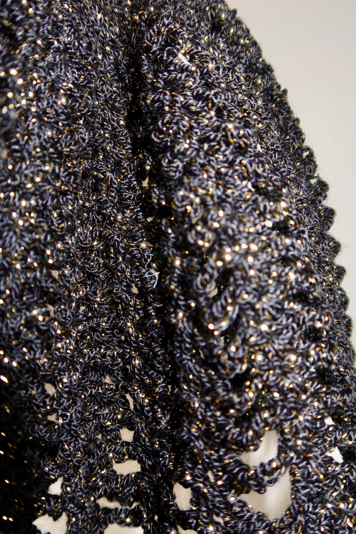 Crochet Headpiece Black