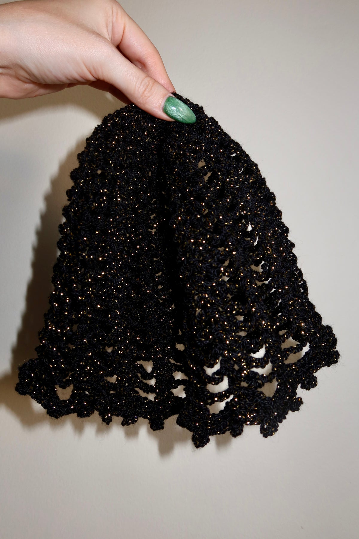 Crochet Headpiece Black