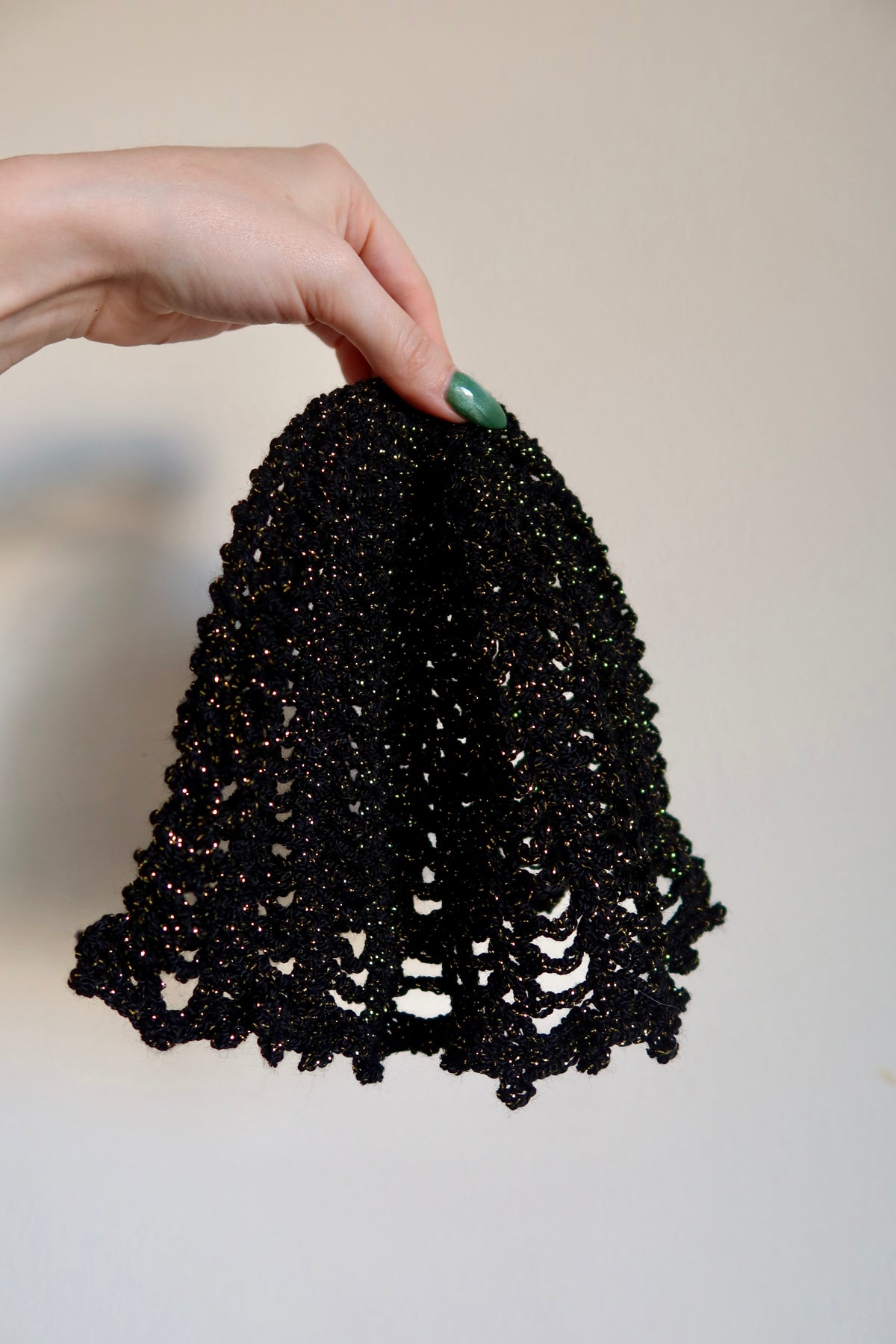 Crochet Headpiece Black