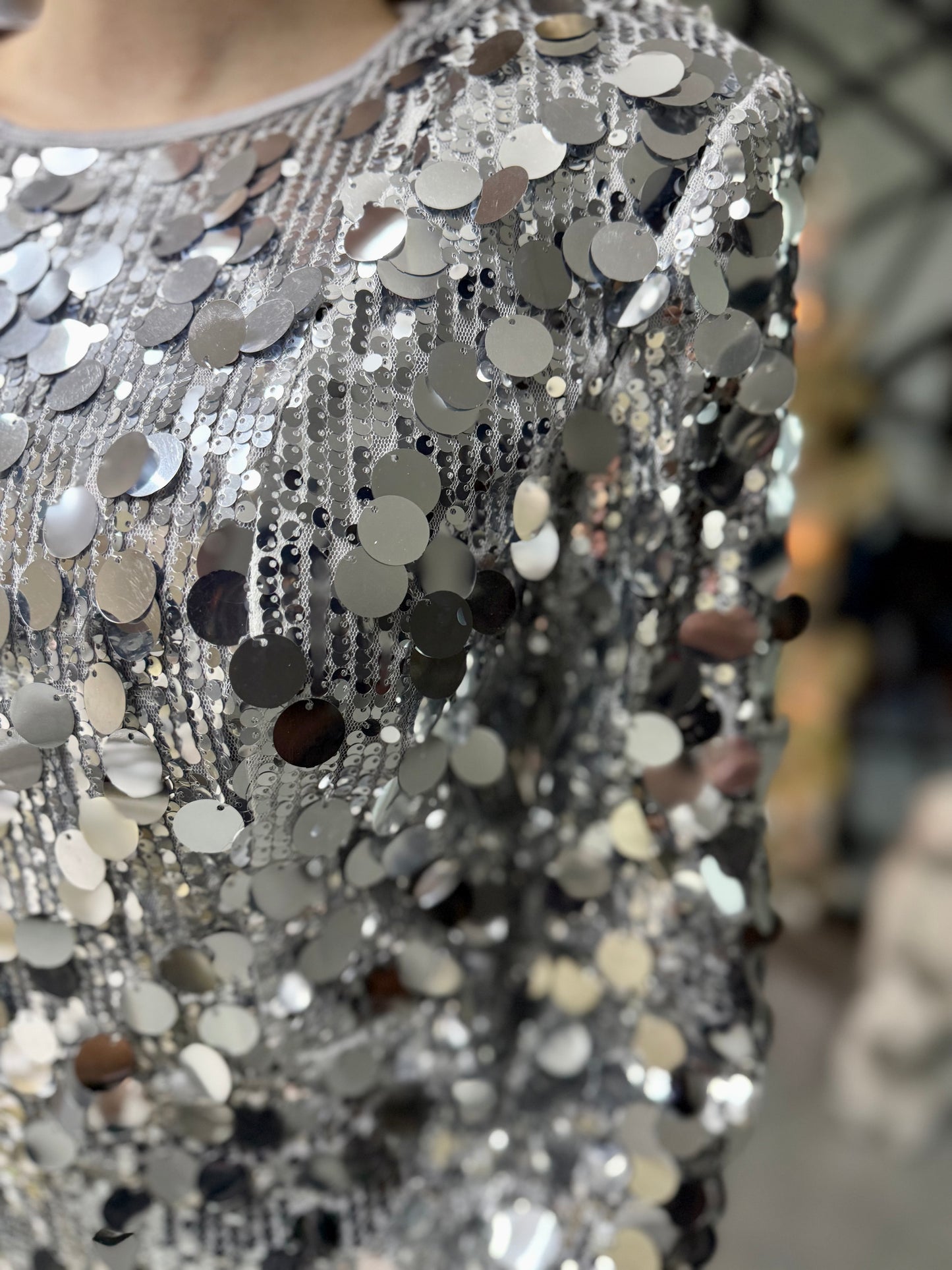Crystal Silver Dress